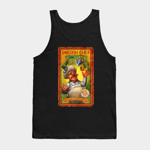 SWEDISH CHEF BORK BORK BORK Tank Top by ngepetdollar